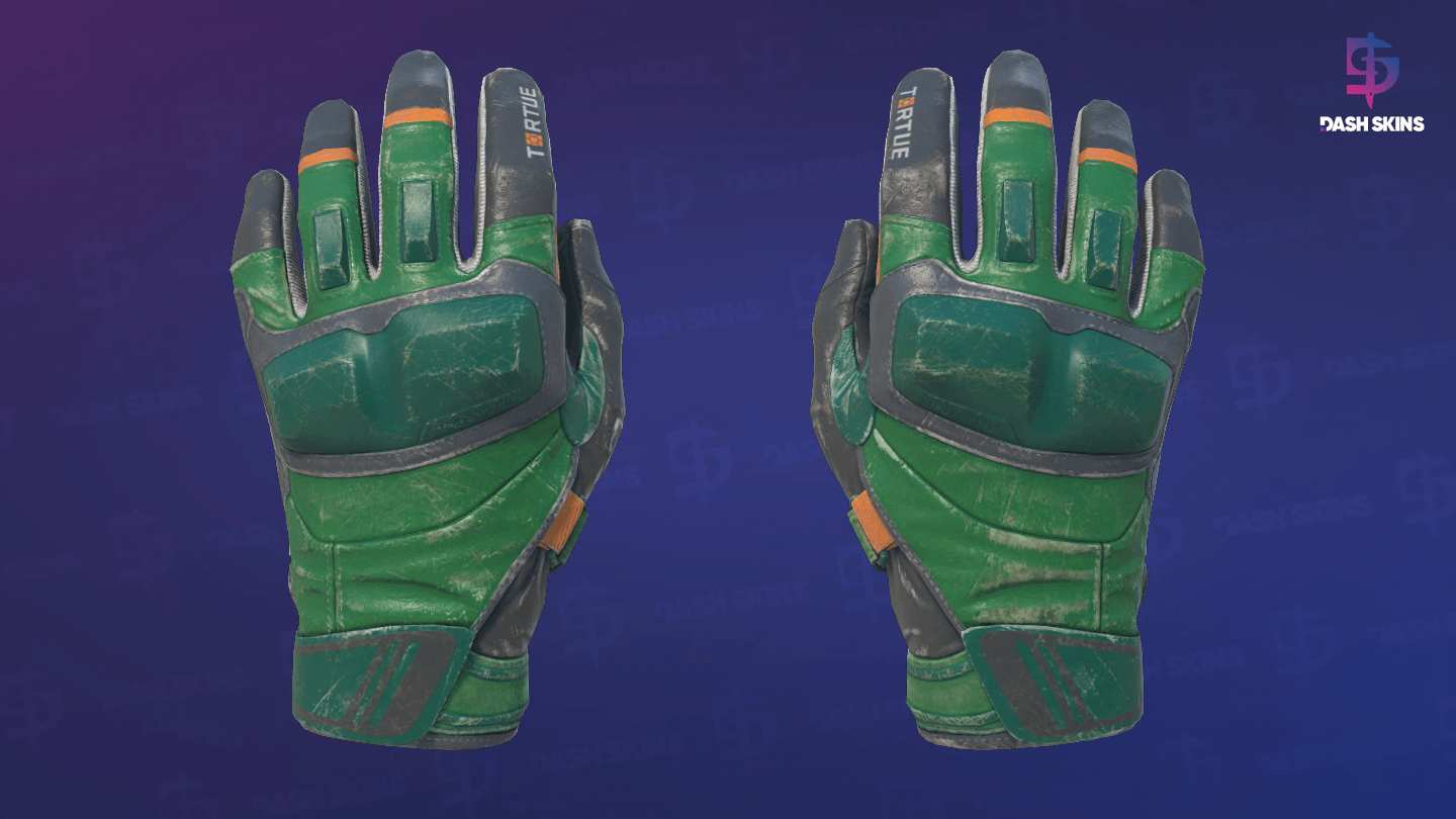 ★ Moto Gloves | Turtle (Well-Worn) Screenshot Playside