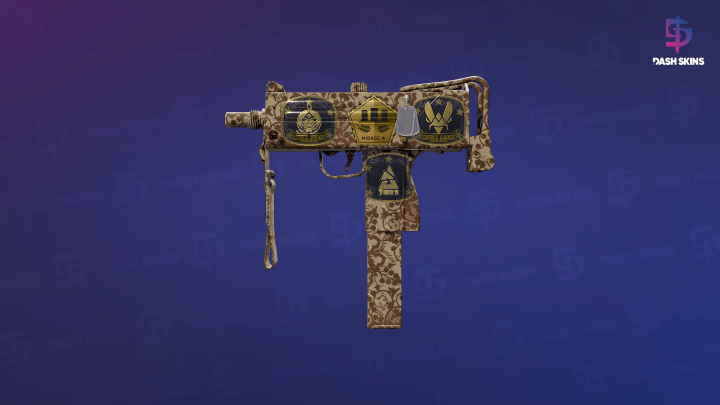 Souvenir MAC-10 | Sienna Damask (Factory New) Screenshot Playside