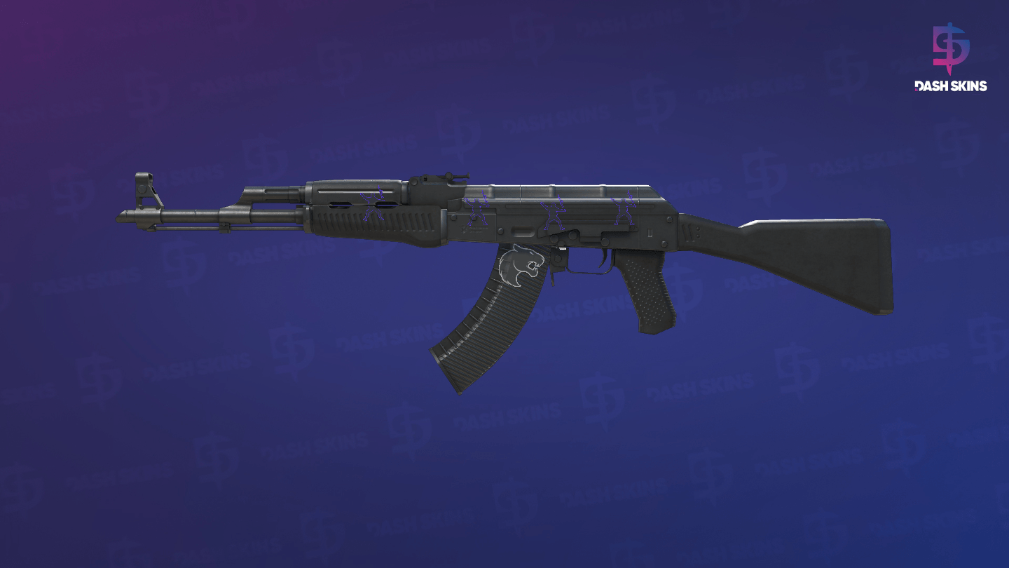 AK-47 | Slate (Well-Worn) Screenshot Playside