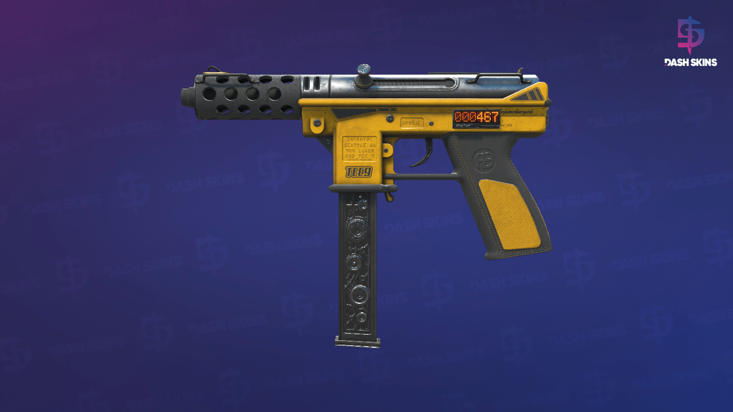 StatTrak™ Tec-9 | Fuel Injector (Battle-Scarred) Screenshot Playside