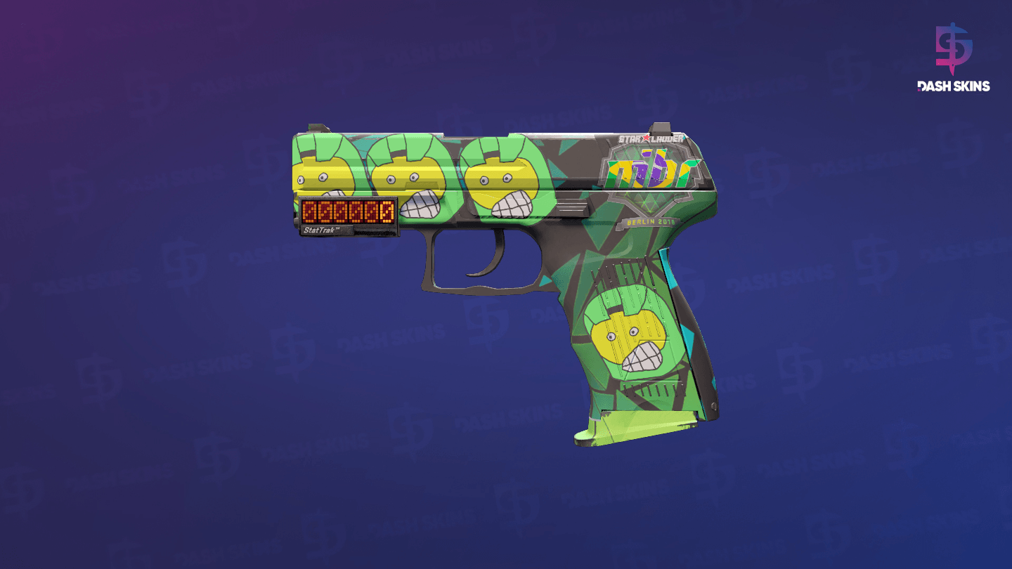 StatTrak™ P2000 | Pulse (Minimal Wear) Screenshot Playside