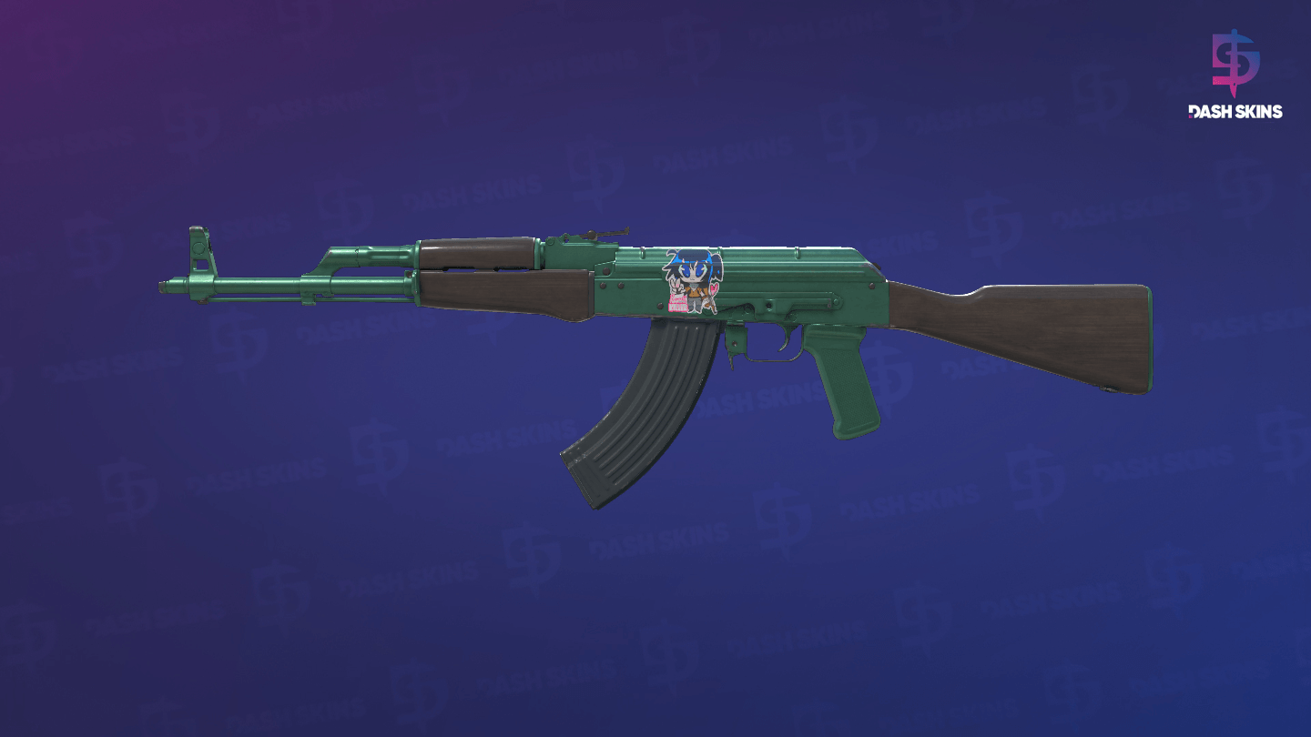 AK-47 | Wintergreen (Field-Tested) Screenshot Playside