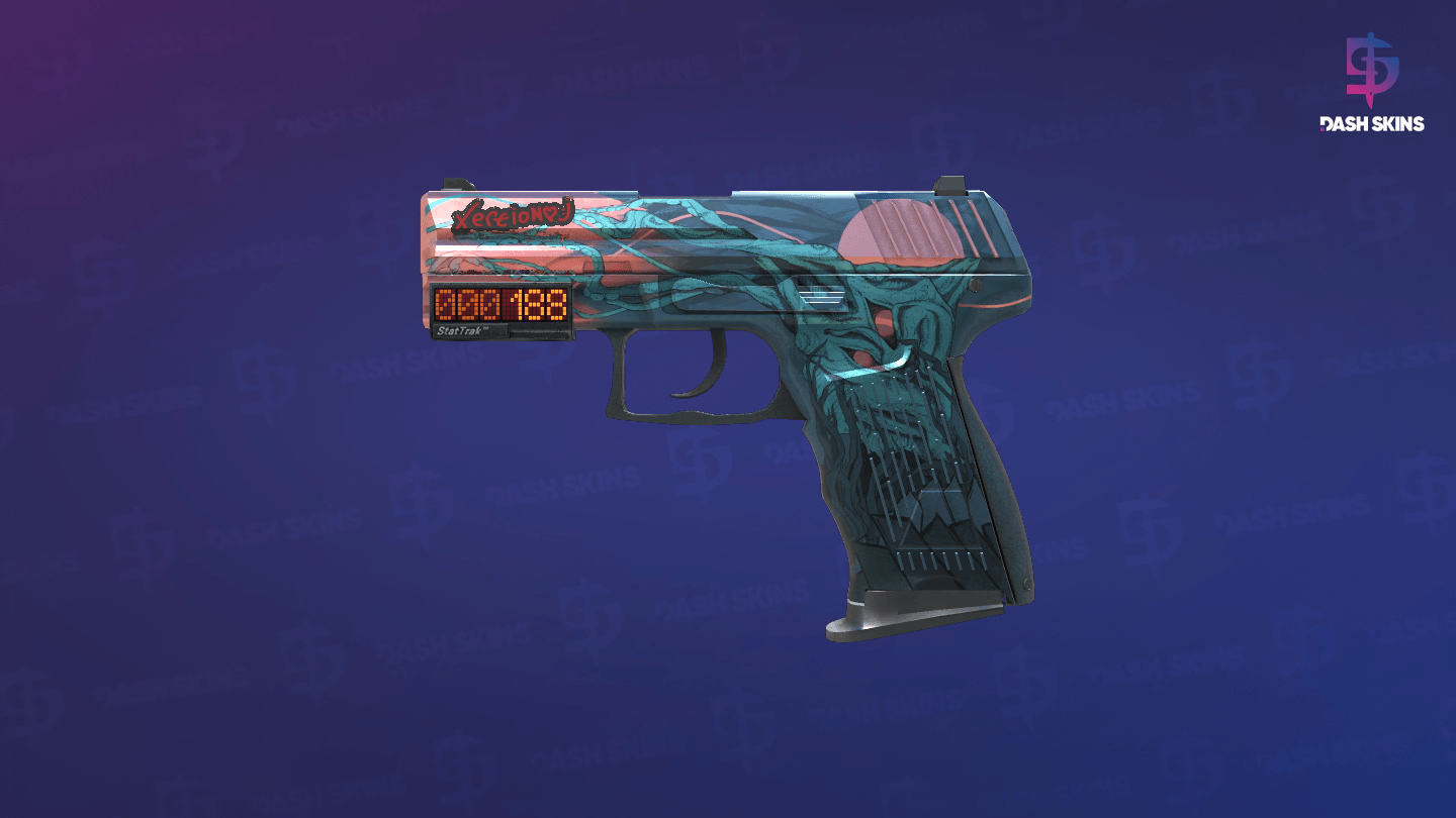StatTrak™ P2000 | Gnarled (Minimal Wear) Screenshot Playside