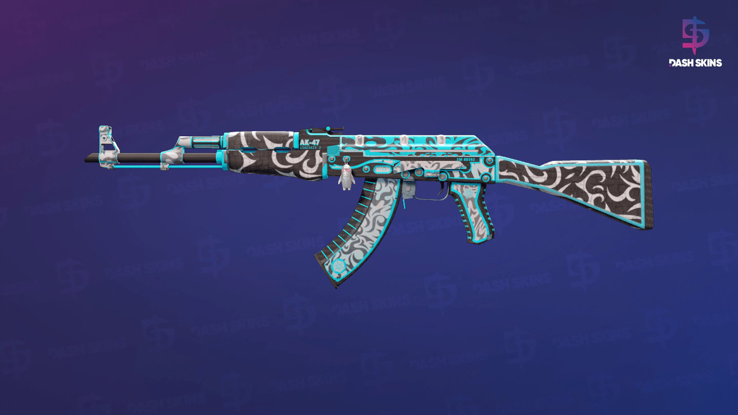 AK-47 | Frontside Misty (Minimal Wear) Screenshot Playside