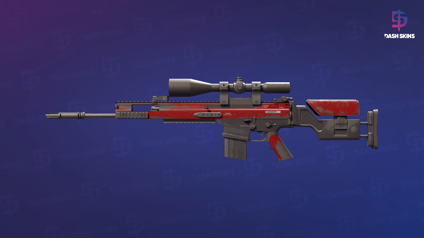 SCAR-20 | Crimson Web (Field-Tested) Screenshot Playside