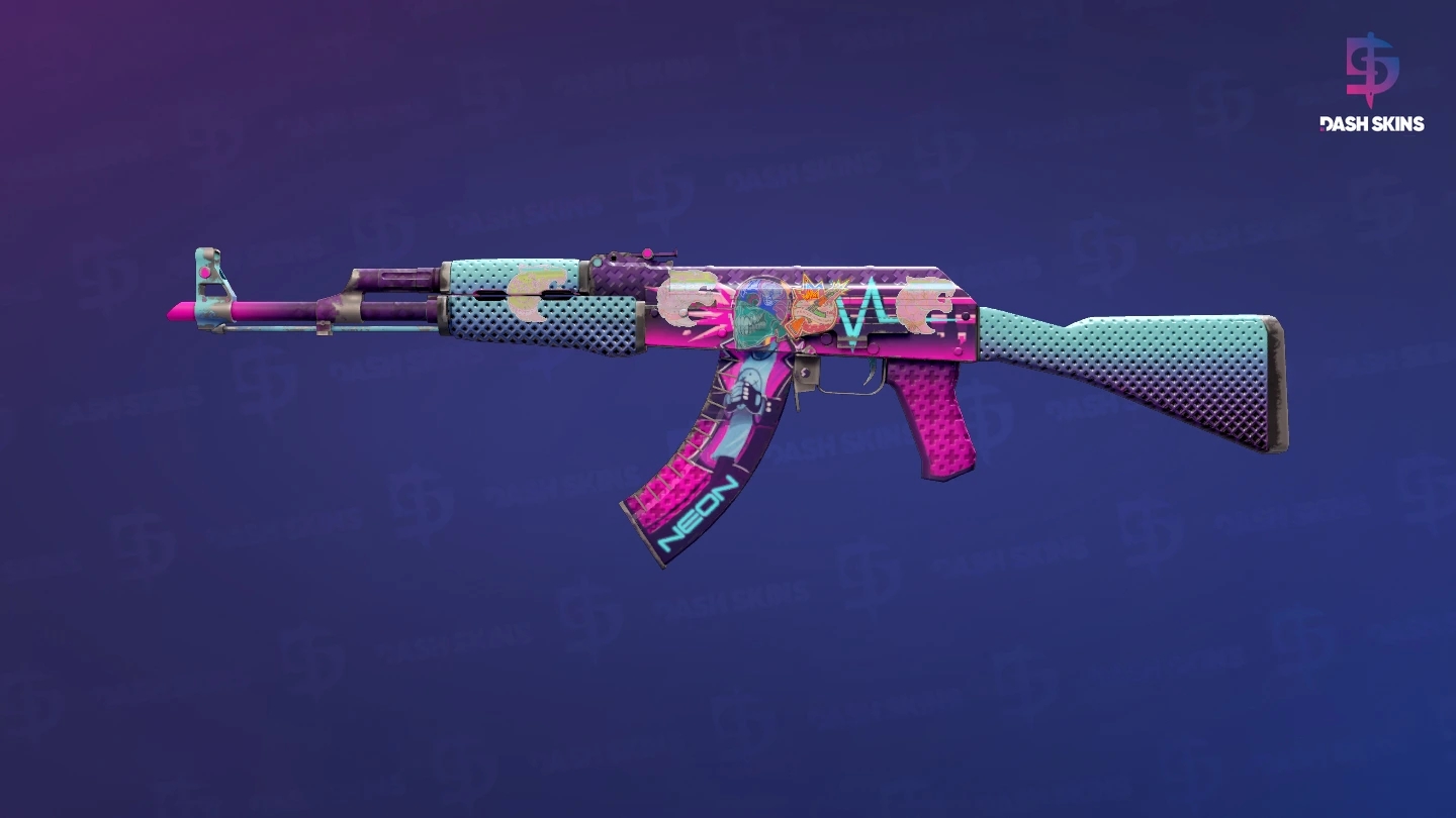 AK-47 | Neon Rider (Field-Tested) Screenshot Playside