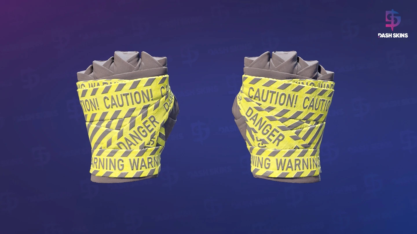 ★ Hand Wraps | CAUTION! (Minimal Wear) Screenshot Playside