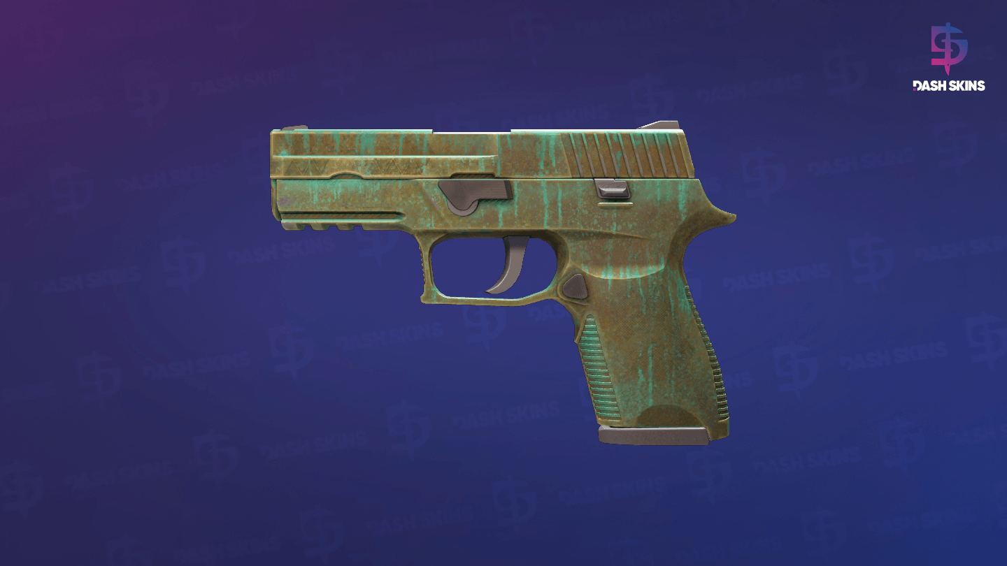 P250 | Verdigris (Battle-Scarred) Screenshot Playside