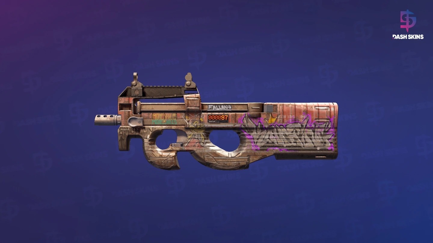 StatTrak™ P90 | Freight (Minimal Wear) Screenshot Playside