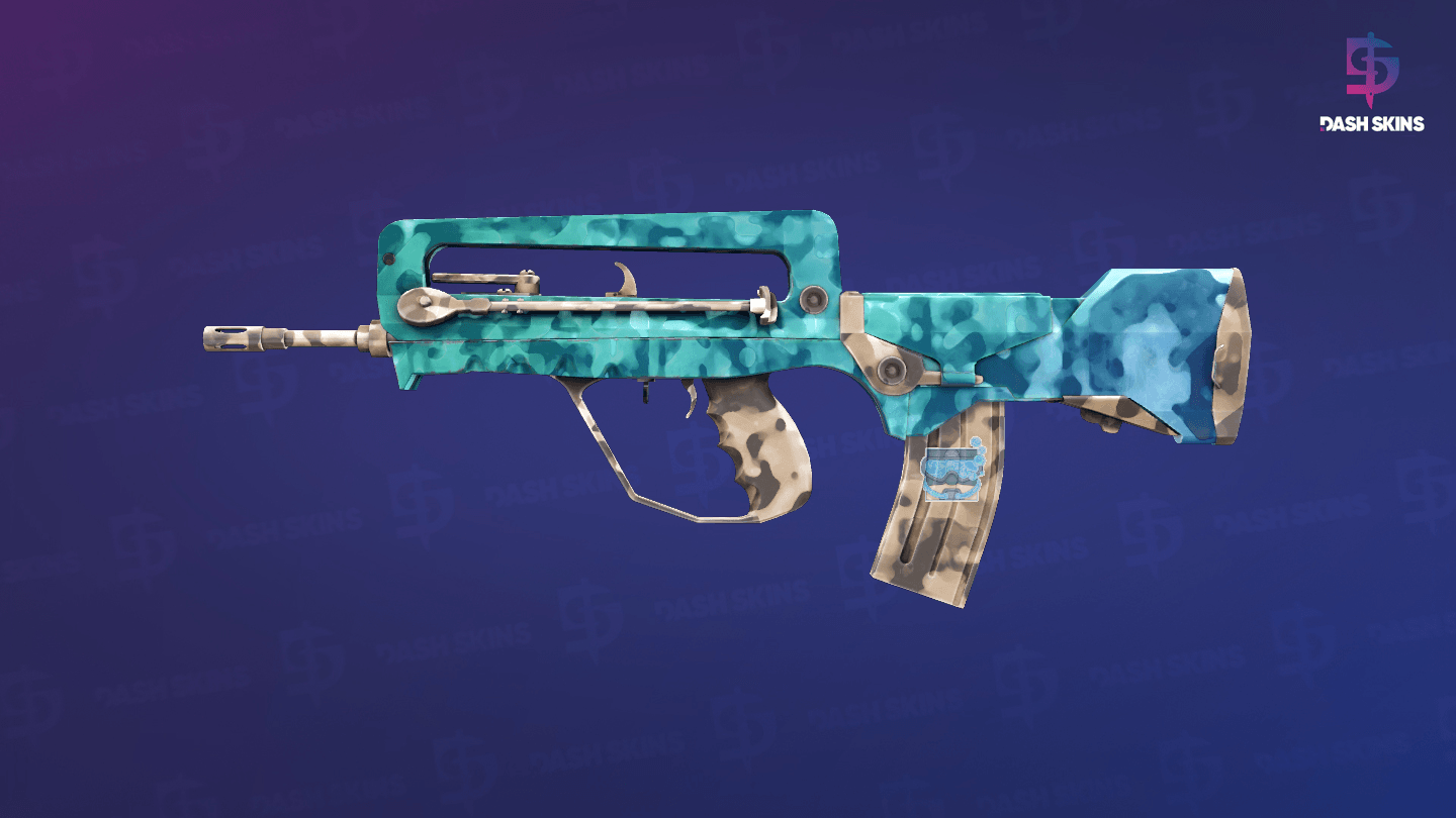 FAMAS | Waters of Nephthys (Minimal Wear) Screenshot Playside