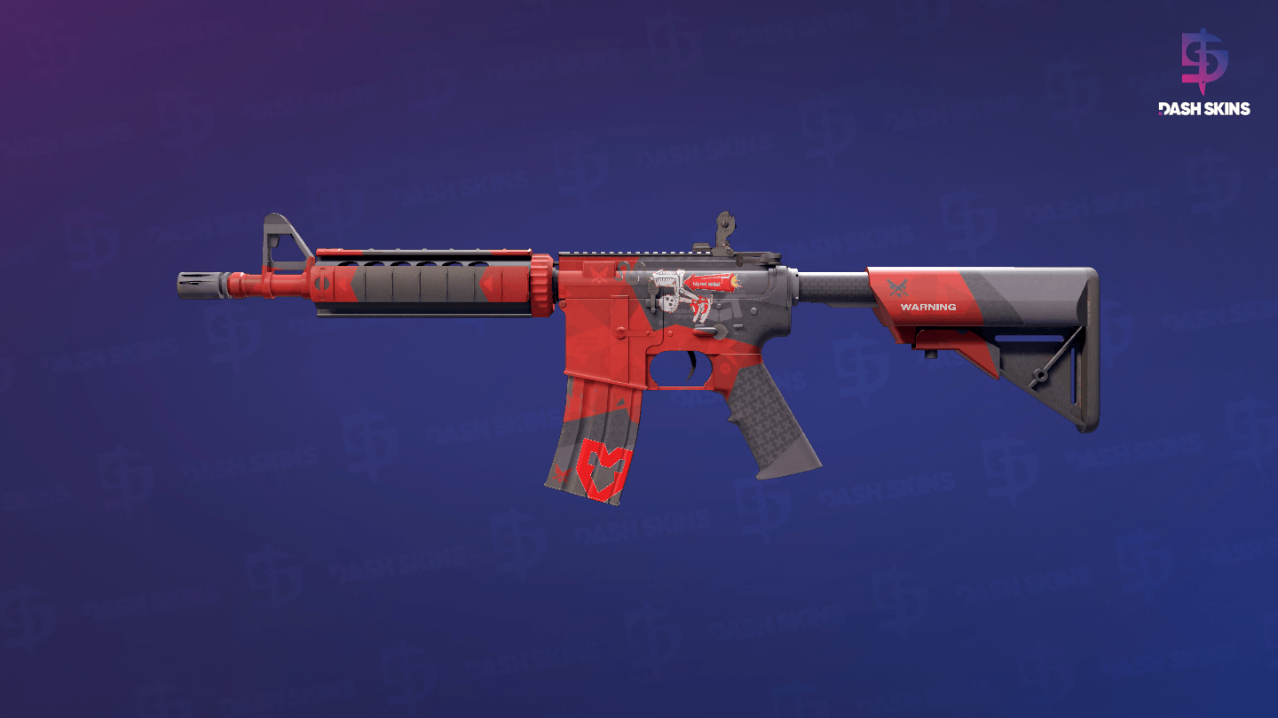 M4A4 | Evil Daimyo (Minimal Wear) Screenshot Playside