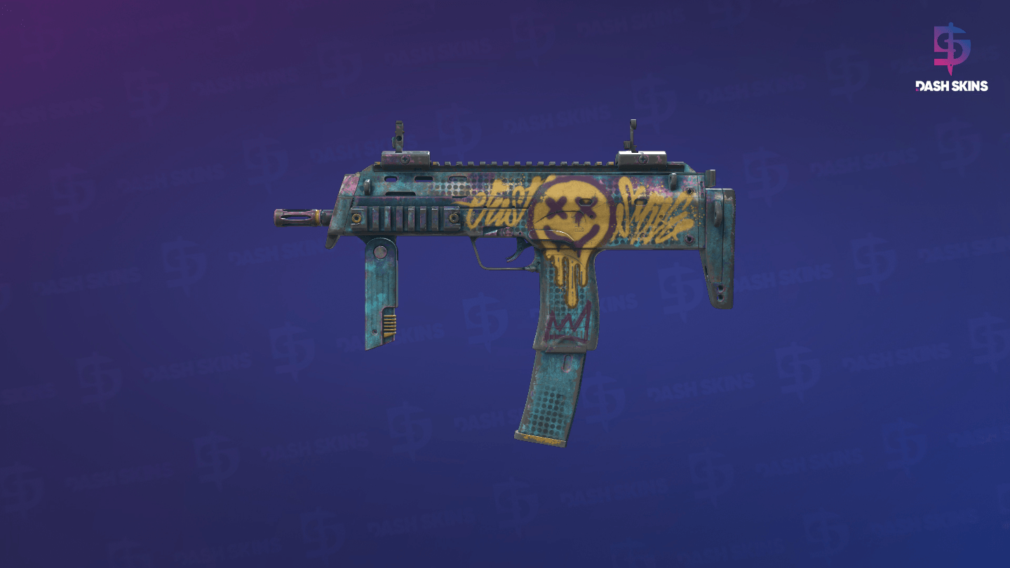 MP7 | Just Smile (Well-Worn) Screenshot Playside