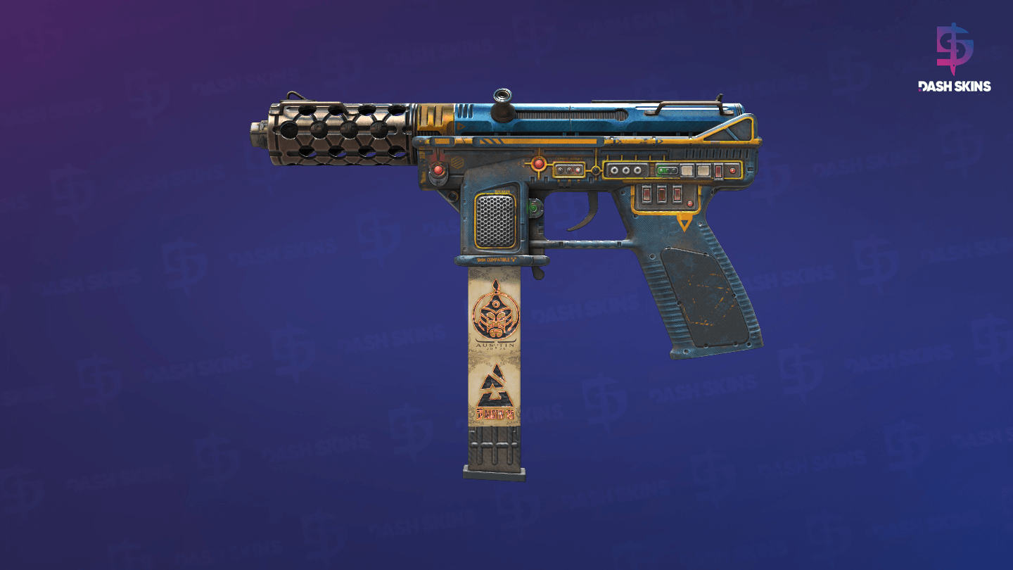 Tec-9 | Remote Control (Battle-Scarred) Screenshot Playside