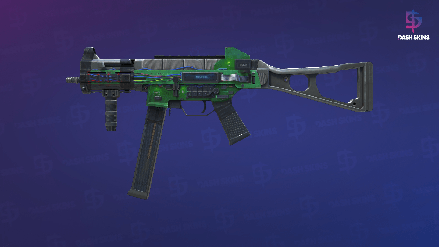 UMP-45 | Plastique (Well-Worn) Screenshot Playside