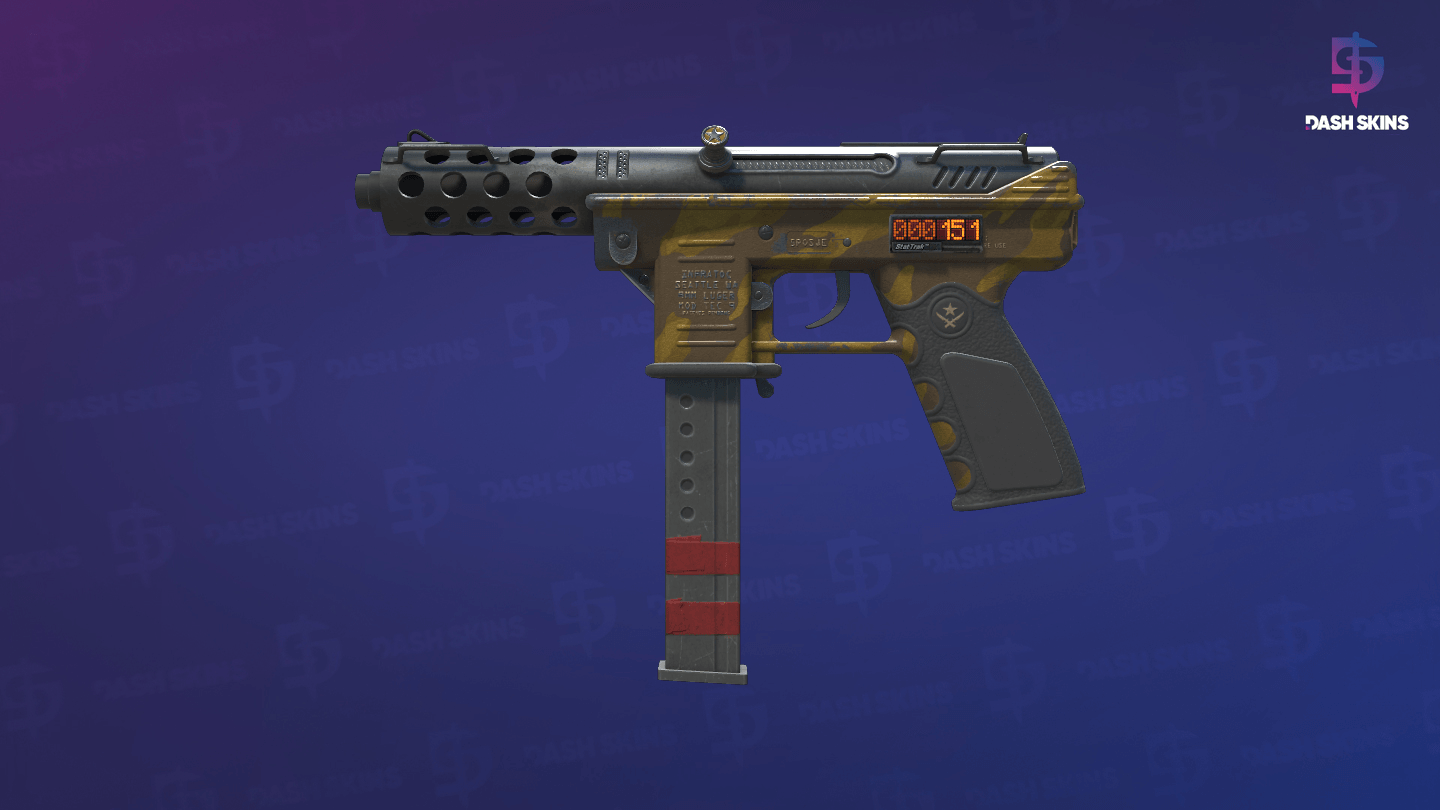 StatTrak™ Tec-9 | Brother (Well-Worn) Screenshot Playside