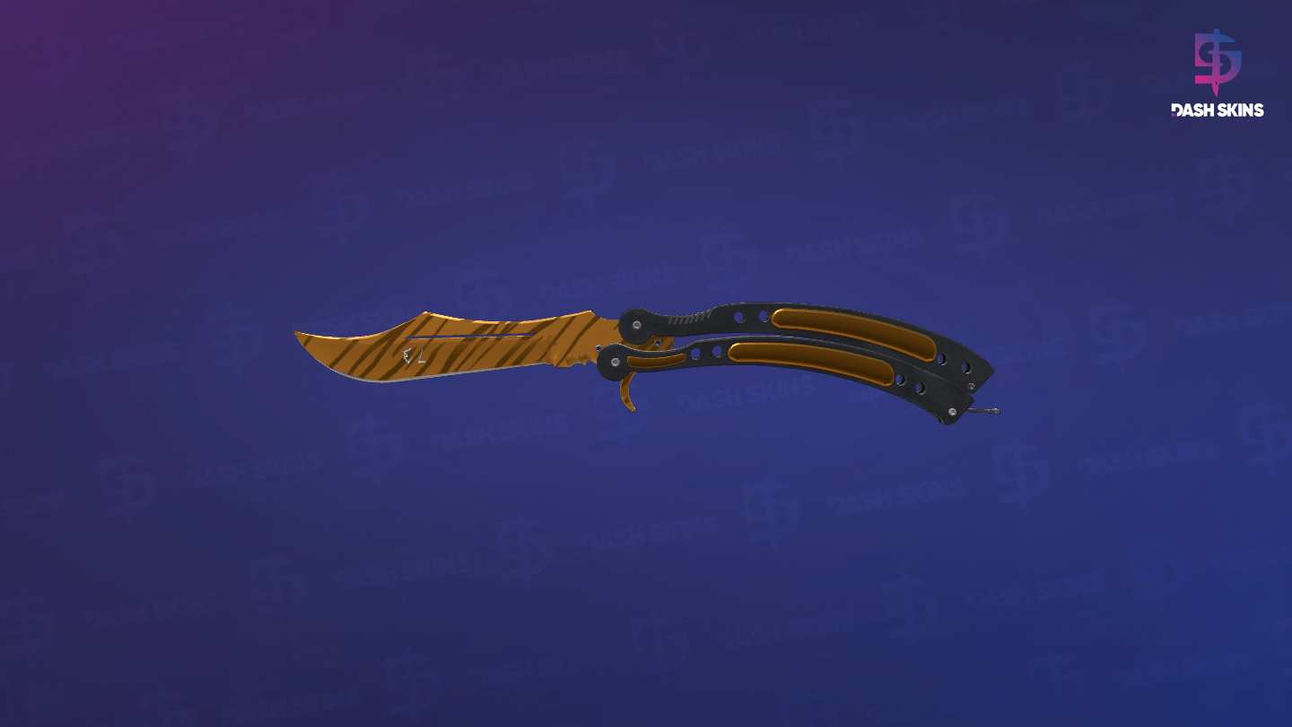 ★ StatTrak™ Butterfly Knife | Tiger Tooth (Factory New) Screenshot Playside