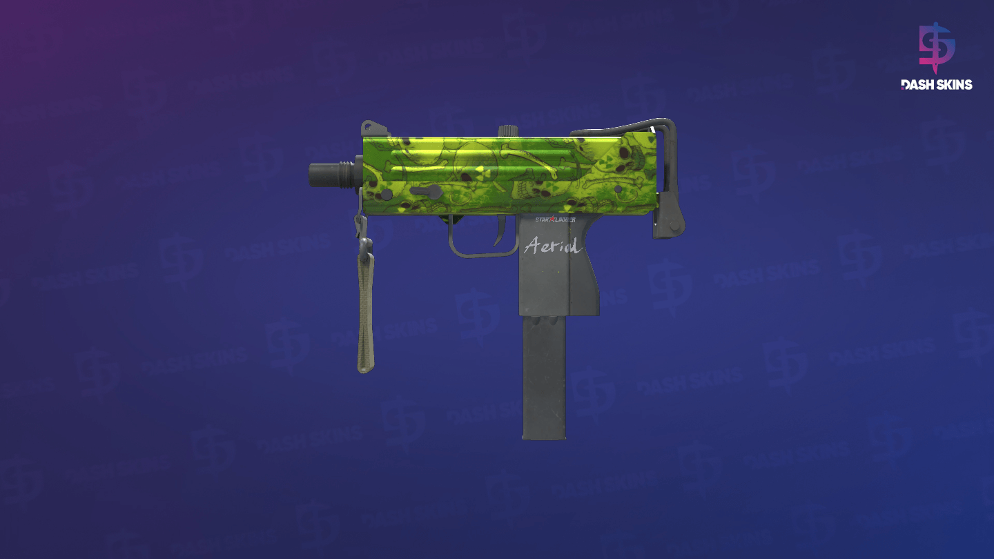 MAC-10 | Nuclear Garden (Factory New) Screenshot Playside