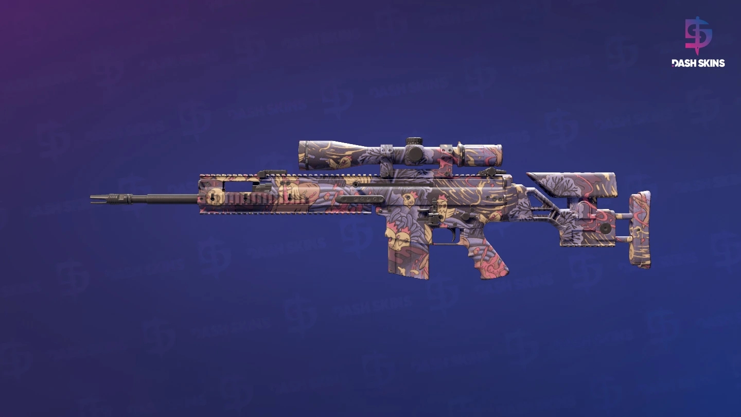 SCAR-20 | Poultrygeist (Factory New) Screenshot Playside