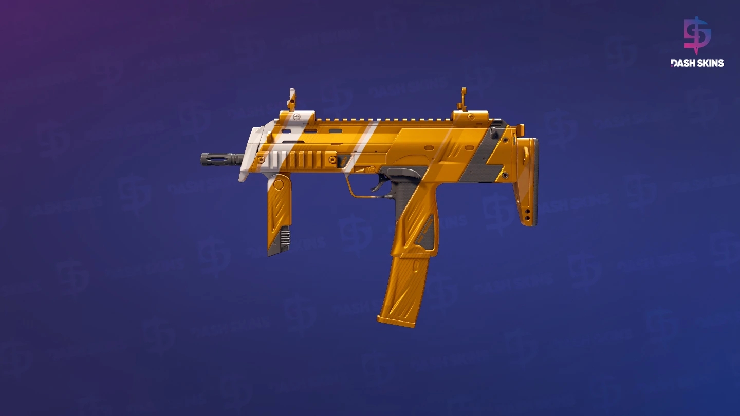 MP7 | Amberline (Minimal Wear) Screenshot Playside