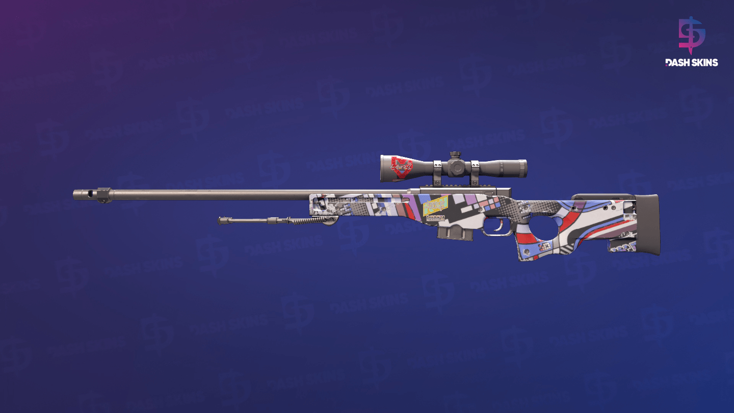 AWP | POP AWP (Minimal Wear) Screenshot Playside