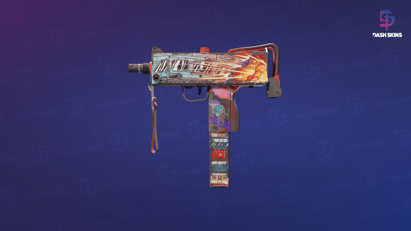 MAC-10 | Derailment (Battle-Scarred) Screenshot Playside