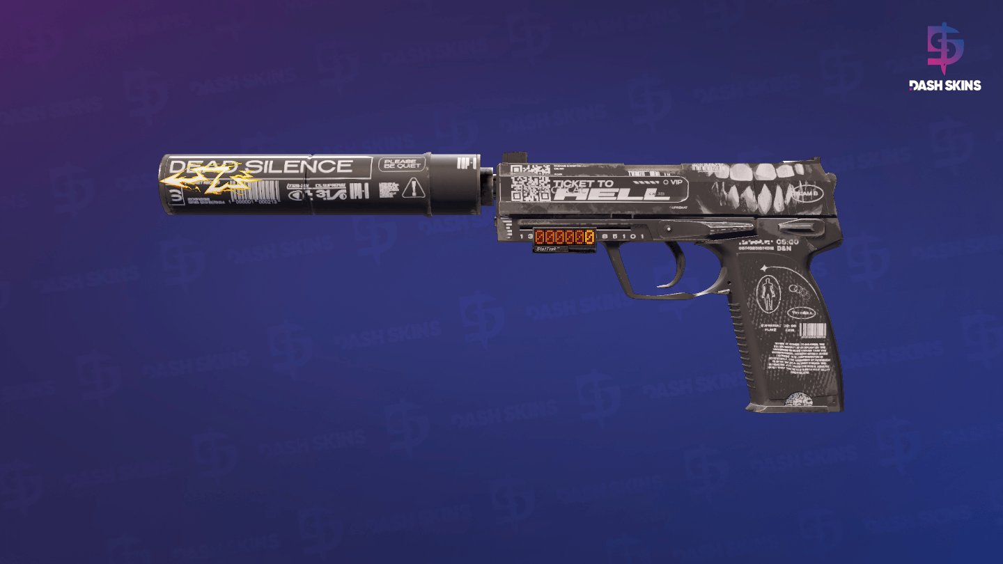StatTrak™ USP-S | Ticket to Hell (Field-Tested) Screenshot Playside