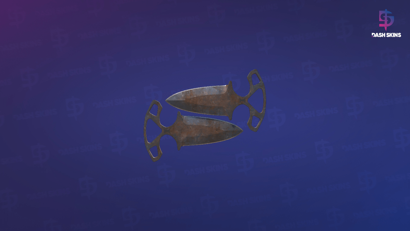 ★ Shadow Daggers | Rust Coat (Battle-Scarred) Screenshot Playside