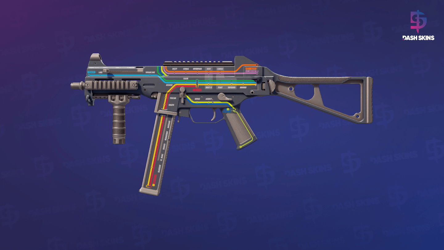 UMP-45 | Late Night Transit (Minimal Wear) Screenshot Playside