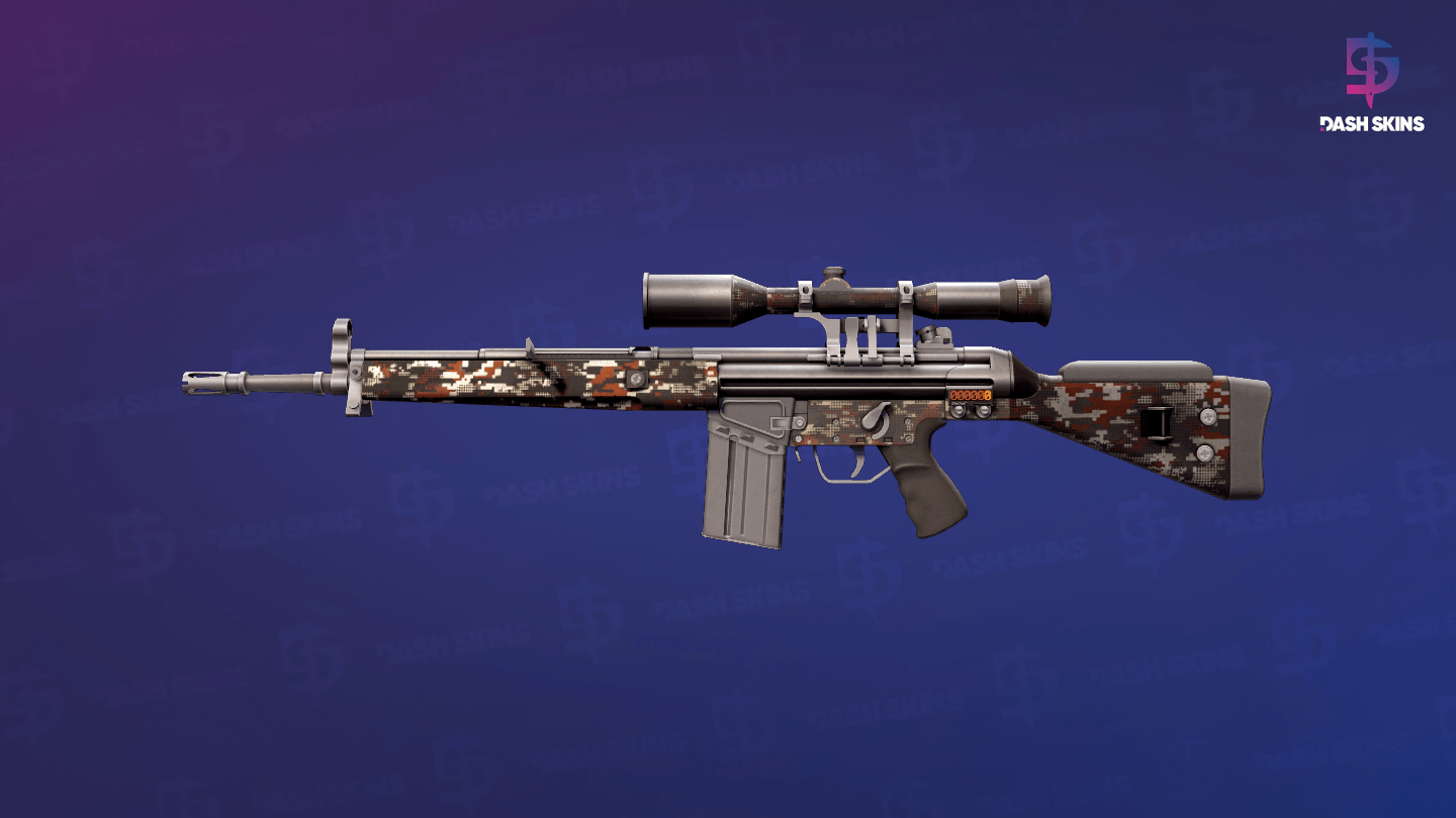 StatTrak™ G3SG1 | Digital Mesh (Field-Tested) Screenshot Playside