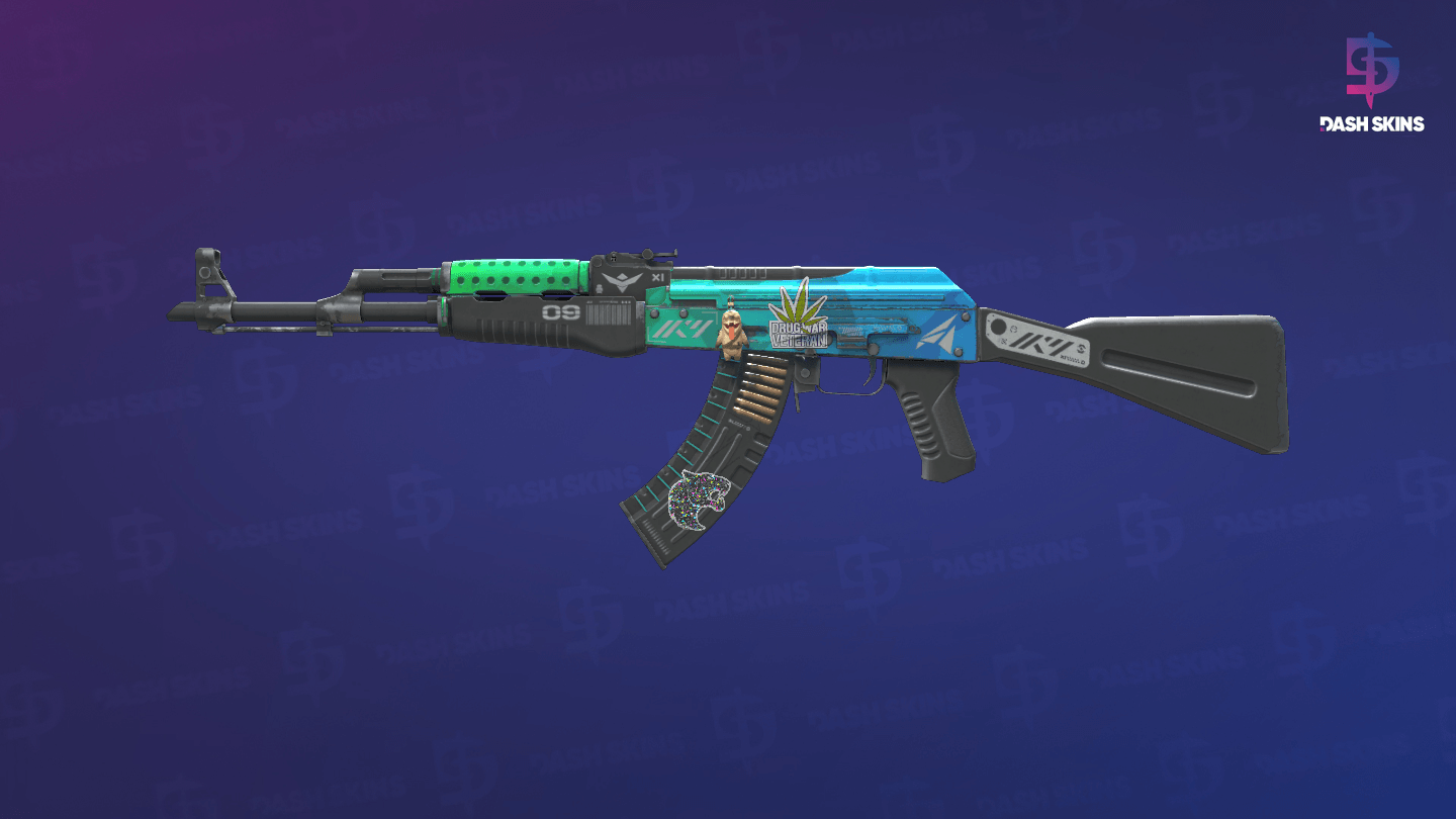 AK-47 | Ice Coaled (Field-Tested) Screenshot Playside