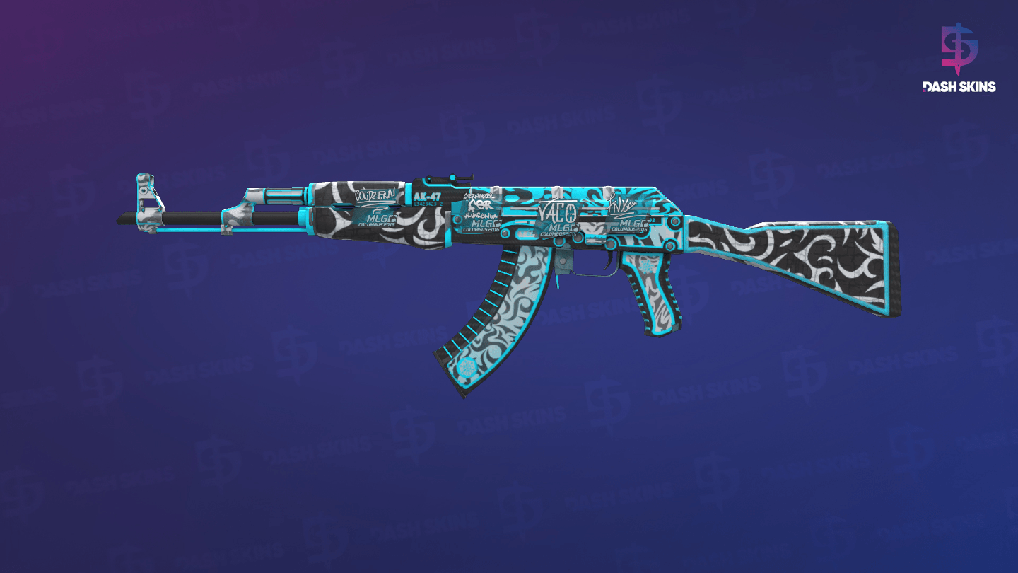 AK-47 | Frontside Misty (Minimal Wear) Screenshot Playside