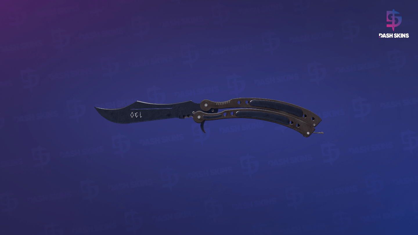 ★ StatTrak™ Butterfly Knife | Blue Steel (Field-Tested) Screenshot Playside