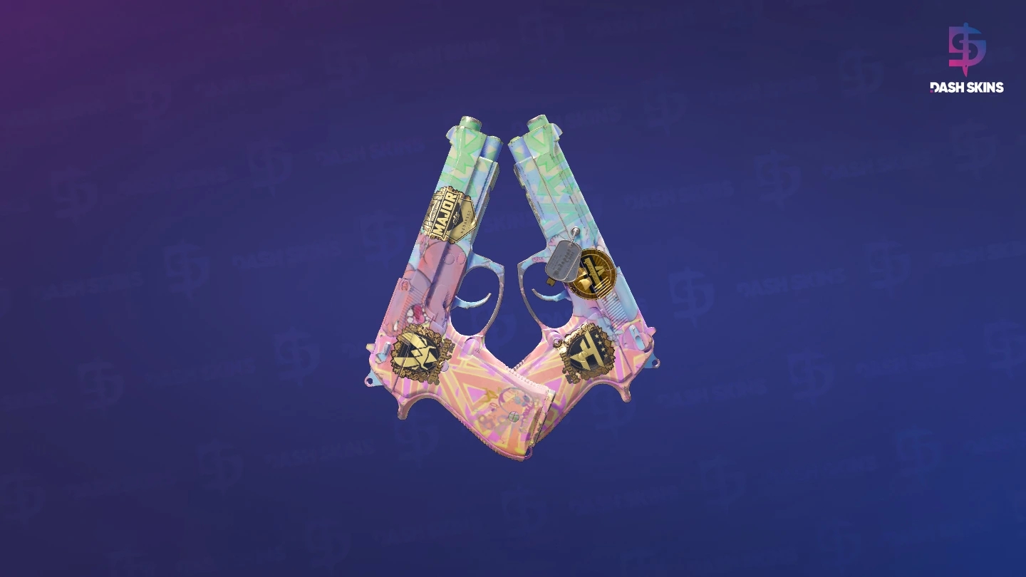 Souvenir Dual Berettas | Sweet Little Angels (Field-Tested) Screenshot Playside