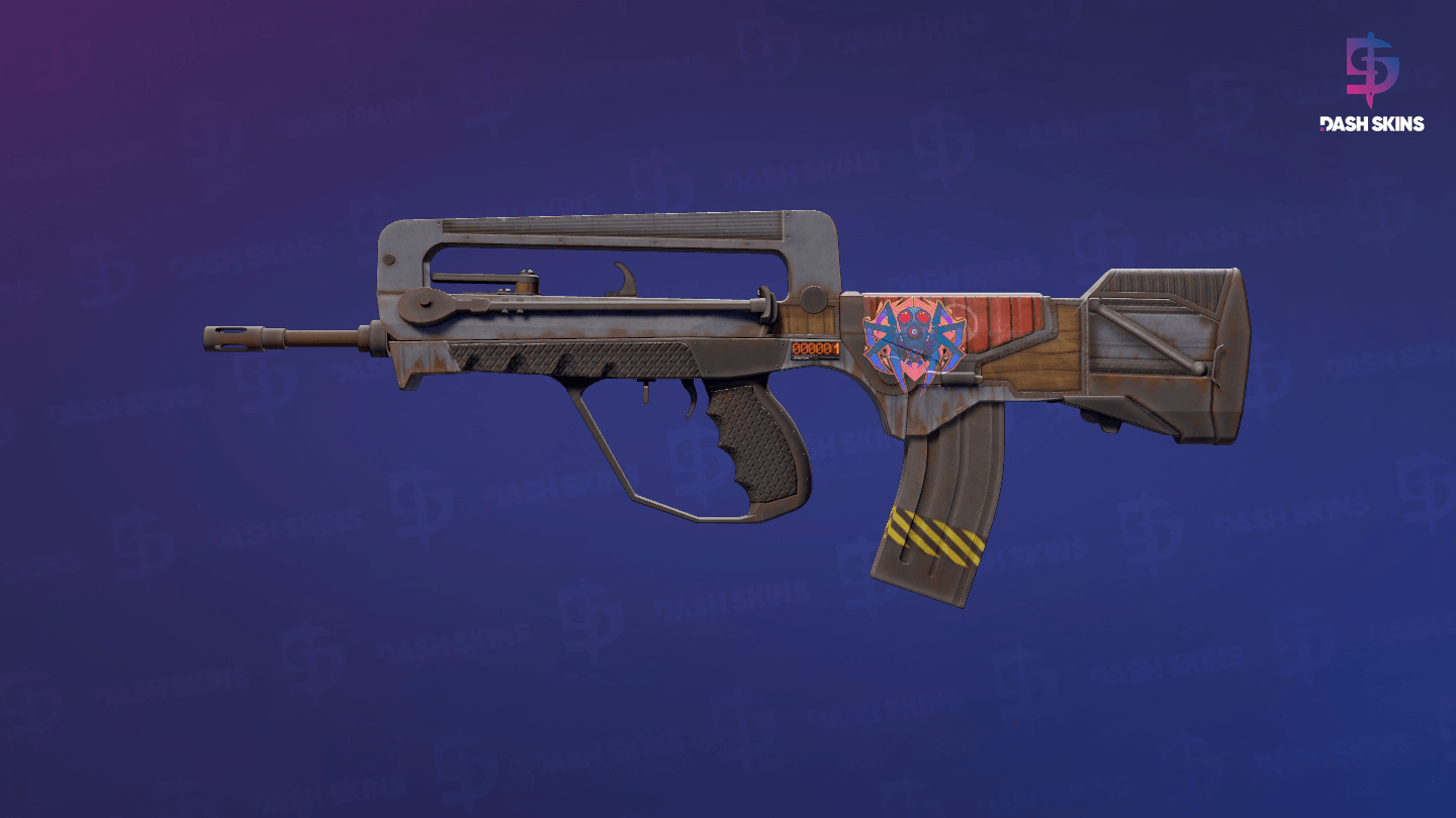 StatTrak™ FAMAS | Decommissioned (Well-Worn) Screenshot Playside