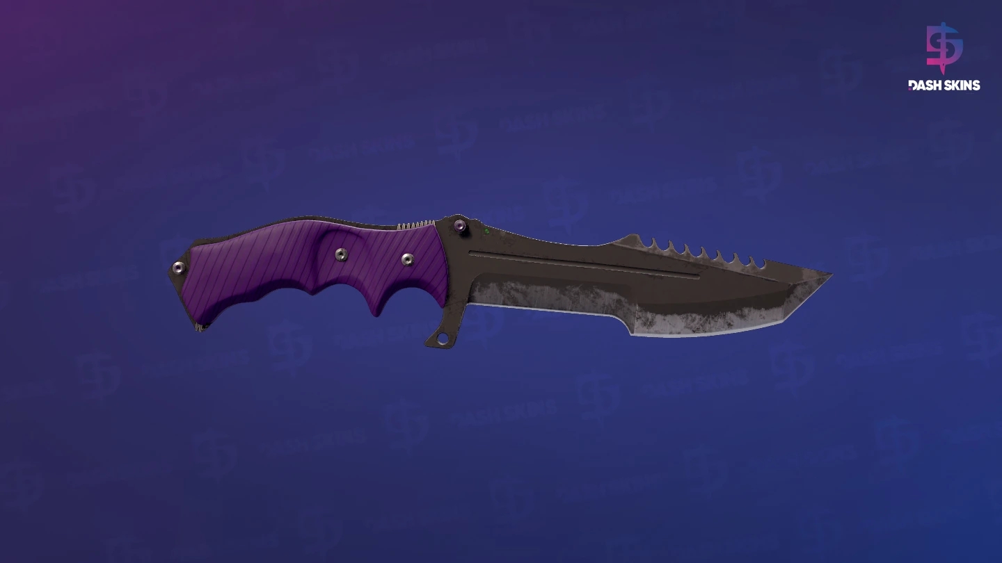 ★ Huntsman Knife | Ultraviolet (Field-Tested) Screenshot Playside