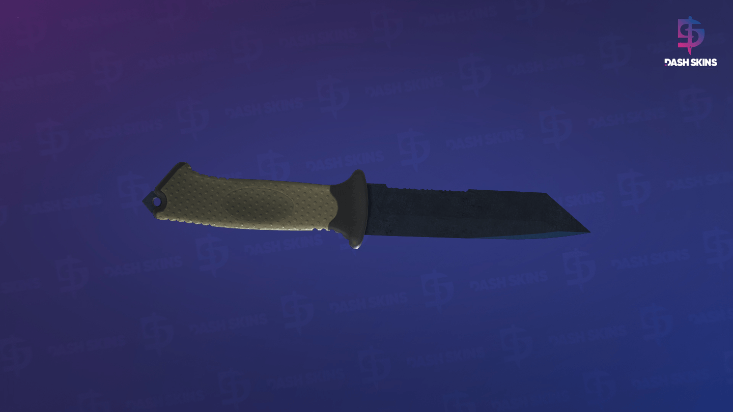 ★ Ursus Knife | Blue Steel (Battle-Scarred) Screenshot Playside