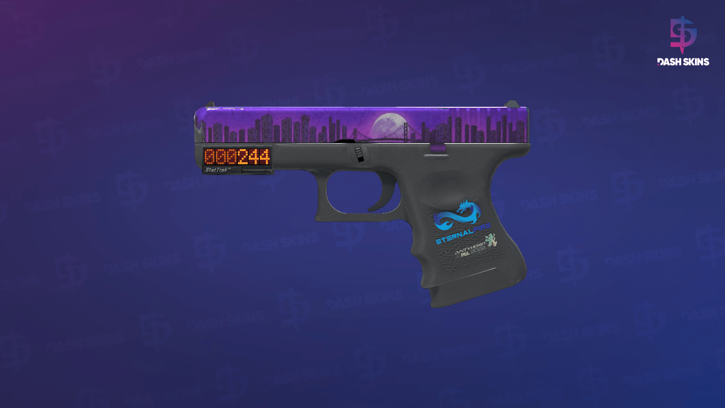 StatTrak™ Glock-18 | Moonrise (Field-Tested) Screenshot Playside