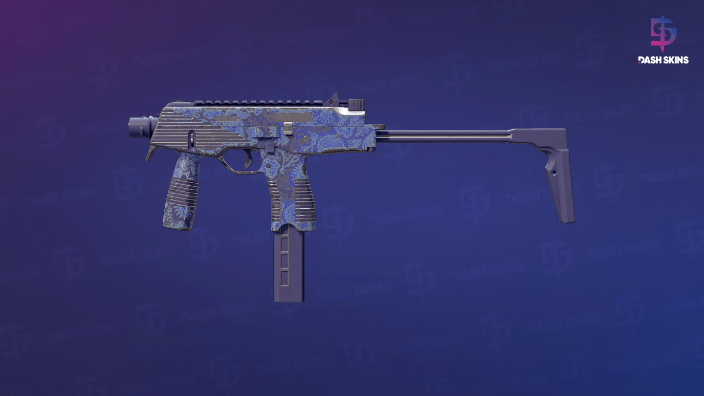 MP9 | Cobalt Paisley (Field-Tested) Screenshot Playside
