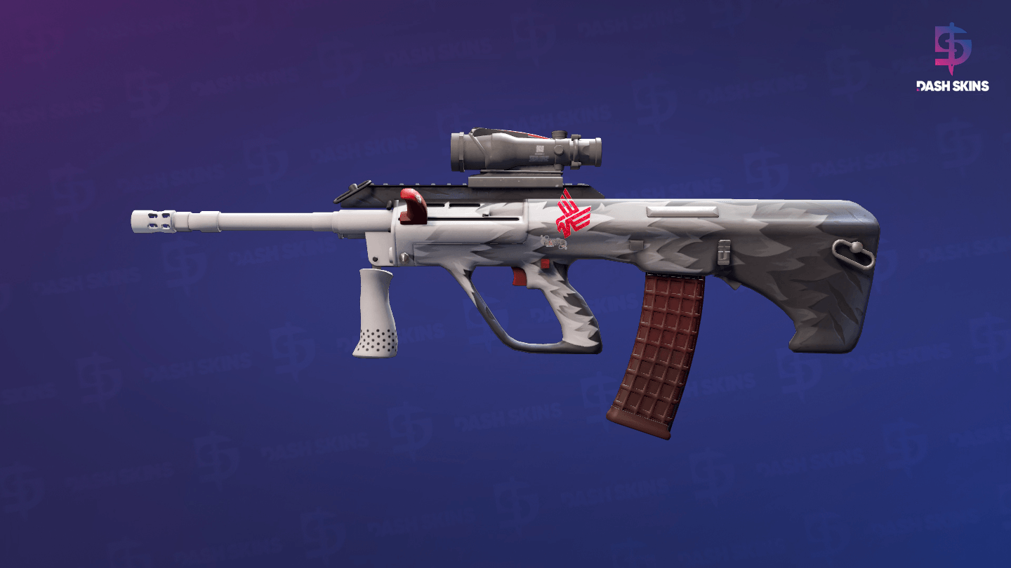 AUG | Arctic Wolf (Minimal Wear) Screenshot Playside