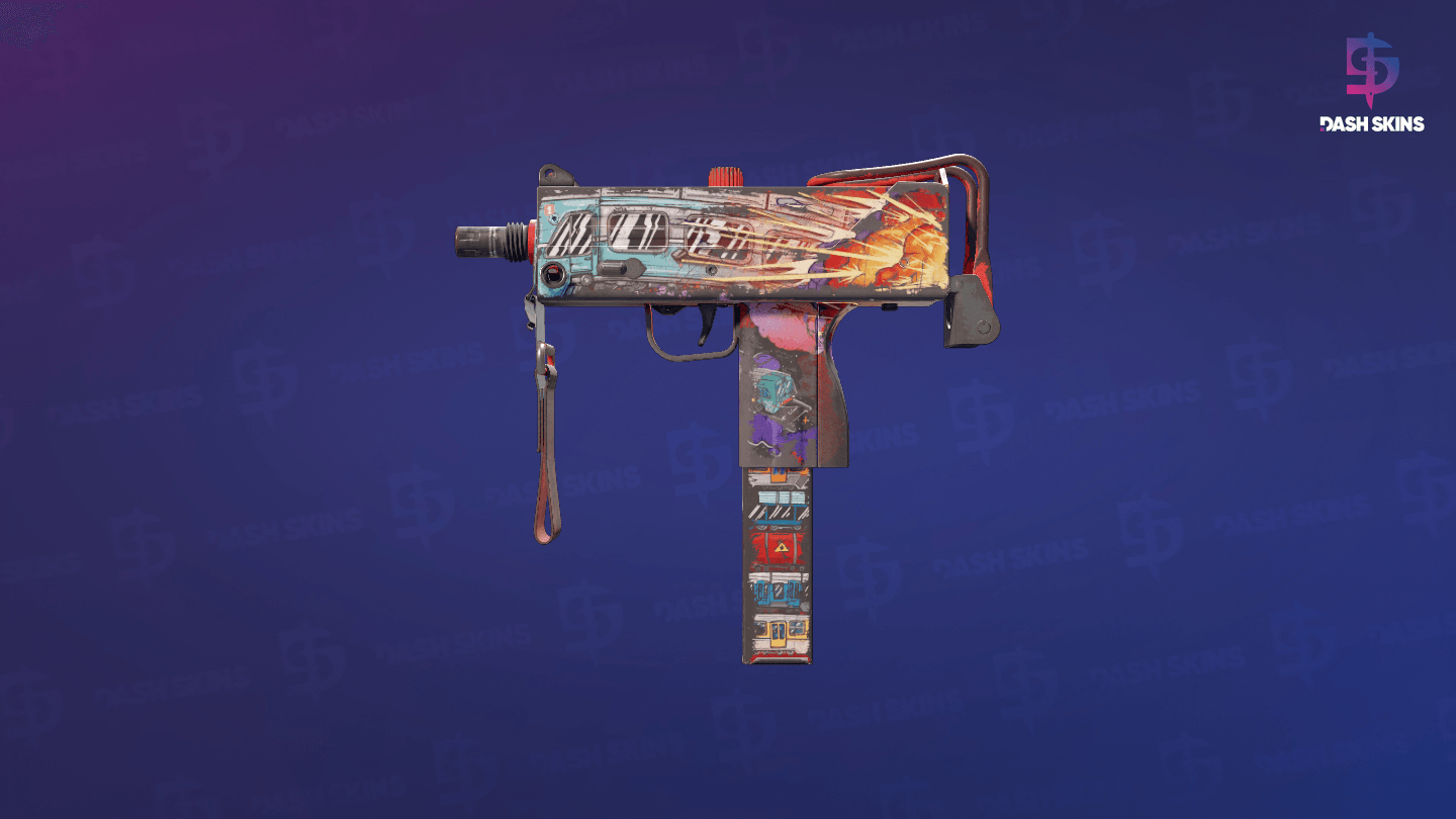MAC-10 | Derailment (Battle-Scarred) Screenshot Playside