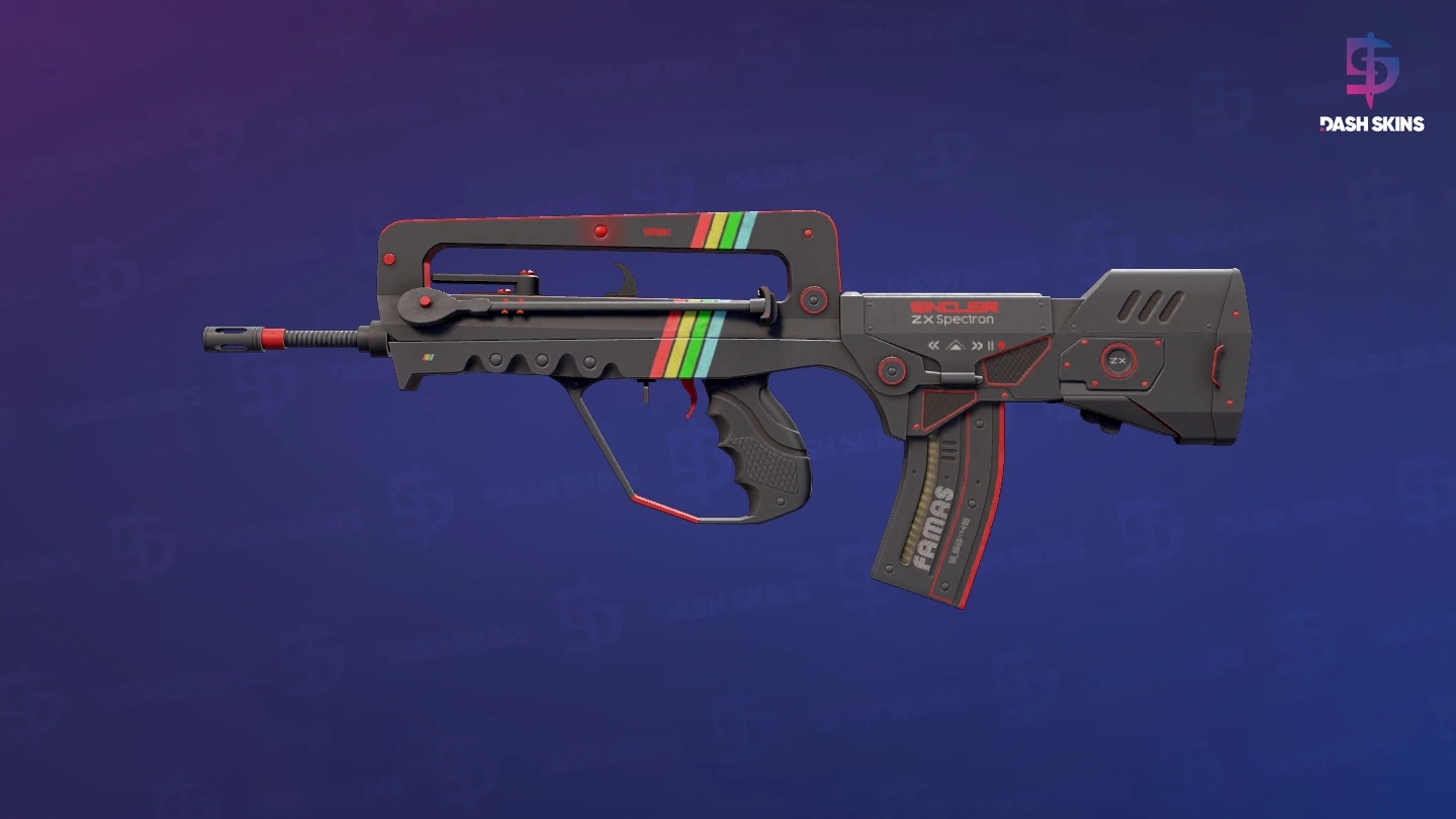 FAMAS | ZX Spectron (Battle-Scarred) Screenshot Playside