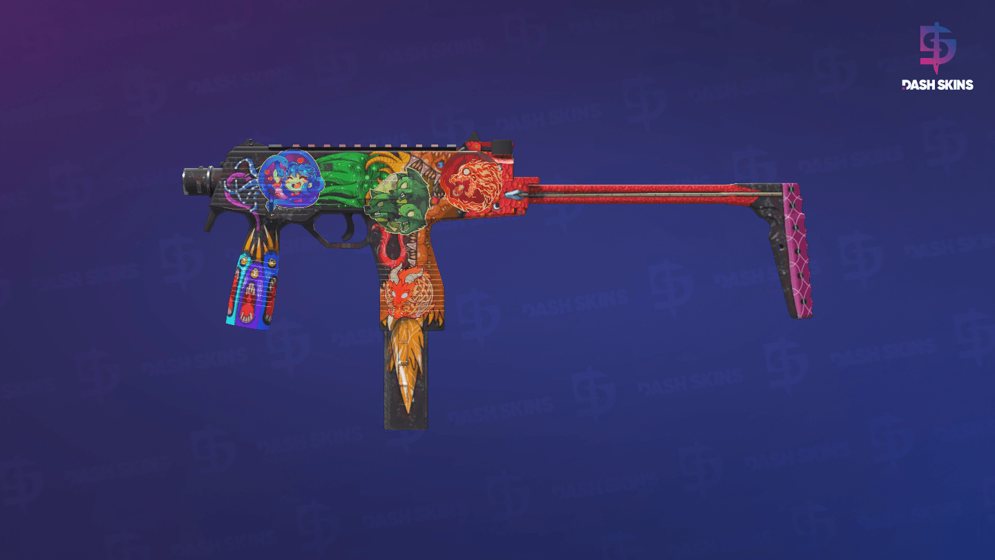 MP9 | Food Chain (Minimal Wear) Screenshot Playside