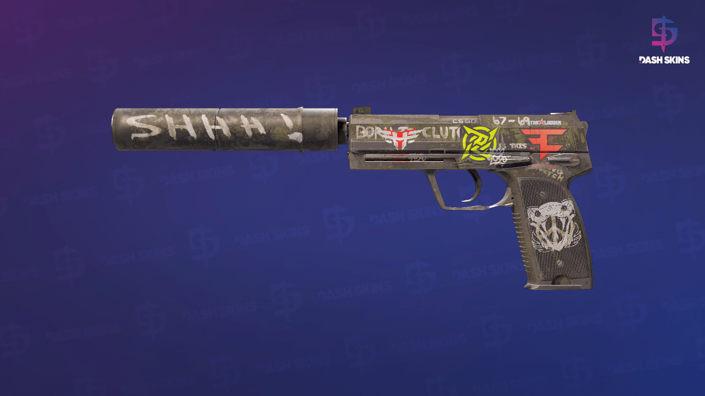 USP-S | Flashback (Well-Worn) Screenshot Playside