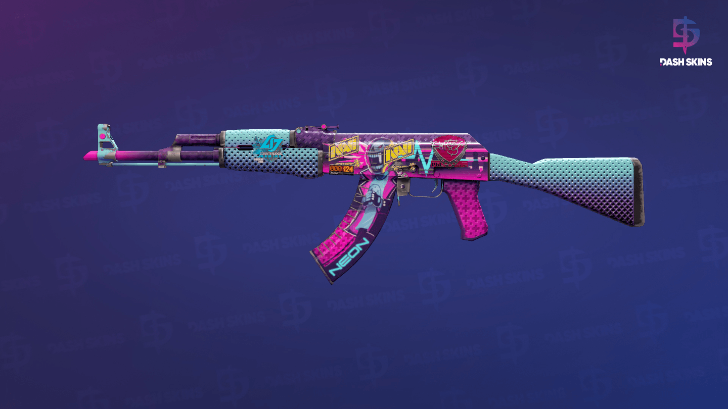 StatTrak™ AK-47 | Neon Rider (Field-Tested) Screenshot Playside