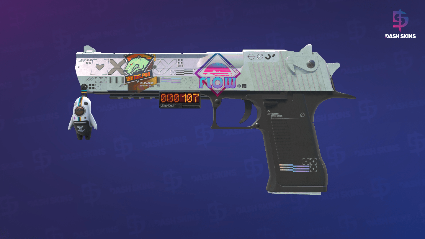StatTrak™ Desert Eagle | Printstream (Well-Worn) Screenshot Playside