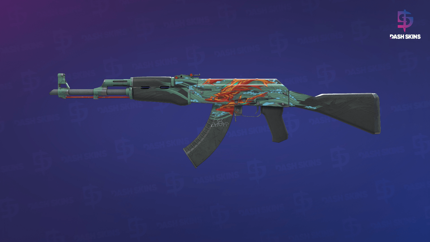 AK-47 | Aquamarine Revenge (Field-Tested) Screenshot Playside