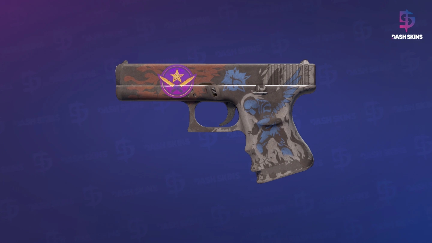 Glock-18 | Sacrifice (Well-Worn) Screenshot Playside