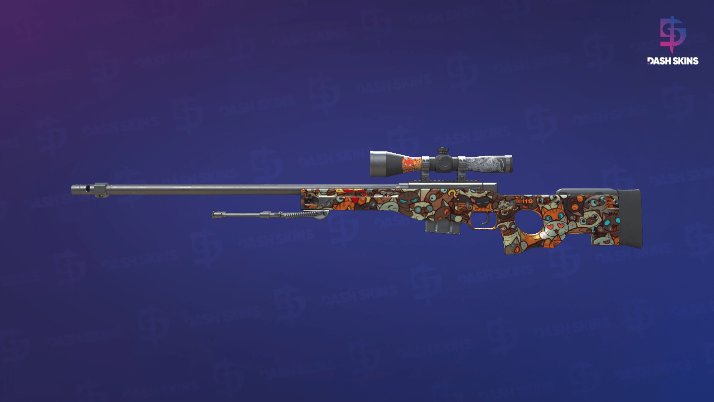 StatTrak™ AWP | PAW (Minimal Wear) Screenshot Playside