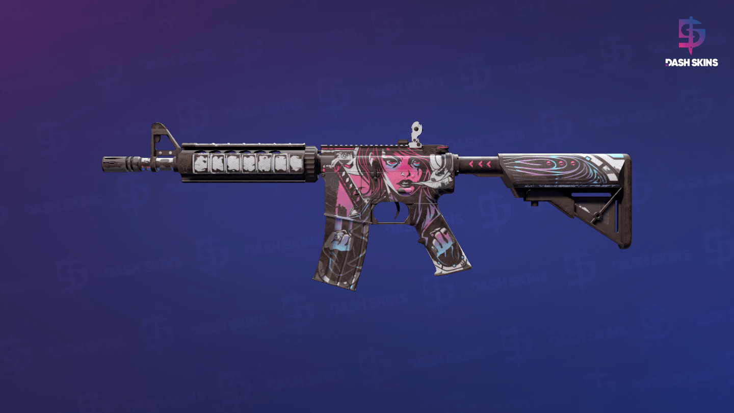 M4A4 | Neo-Noir (Battle-Scarred) Screenshot Playside