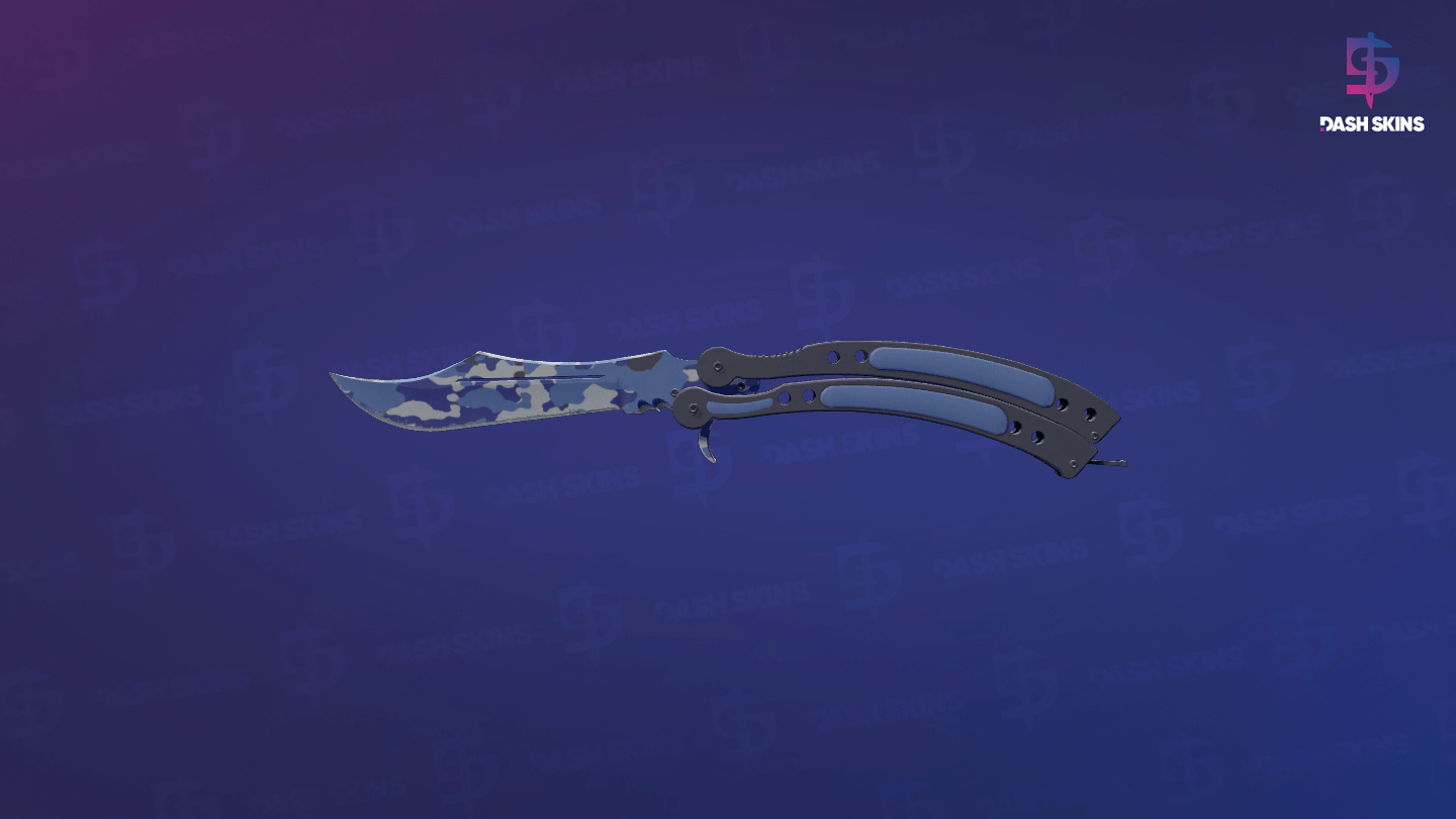 ★ Butterfly Knife | Bright Water (Minimal Wear) Screenshot Playside
